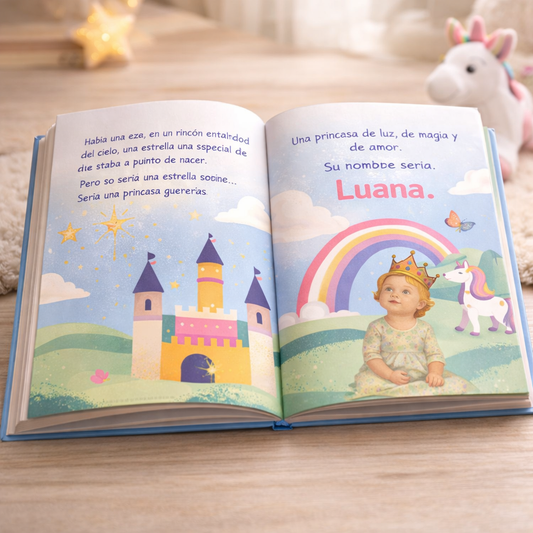 Libro Luana y las dos estrellas magicas