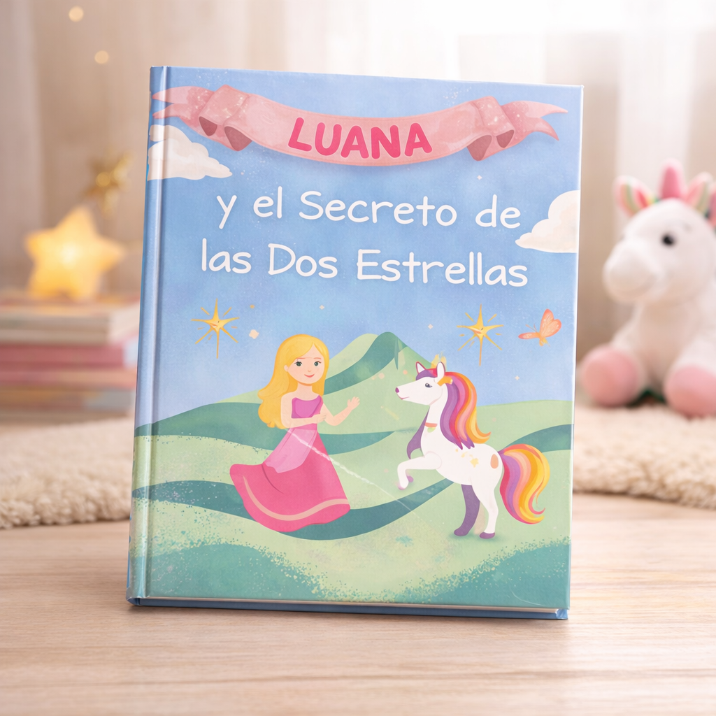 Libro Luana y las dos estrellas magicas